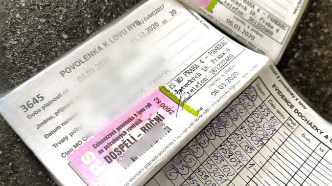 Povolenky k lovu ryb na revírech Českého rybářského svazu