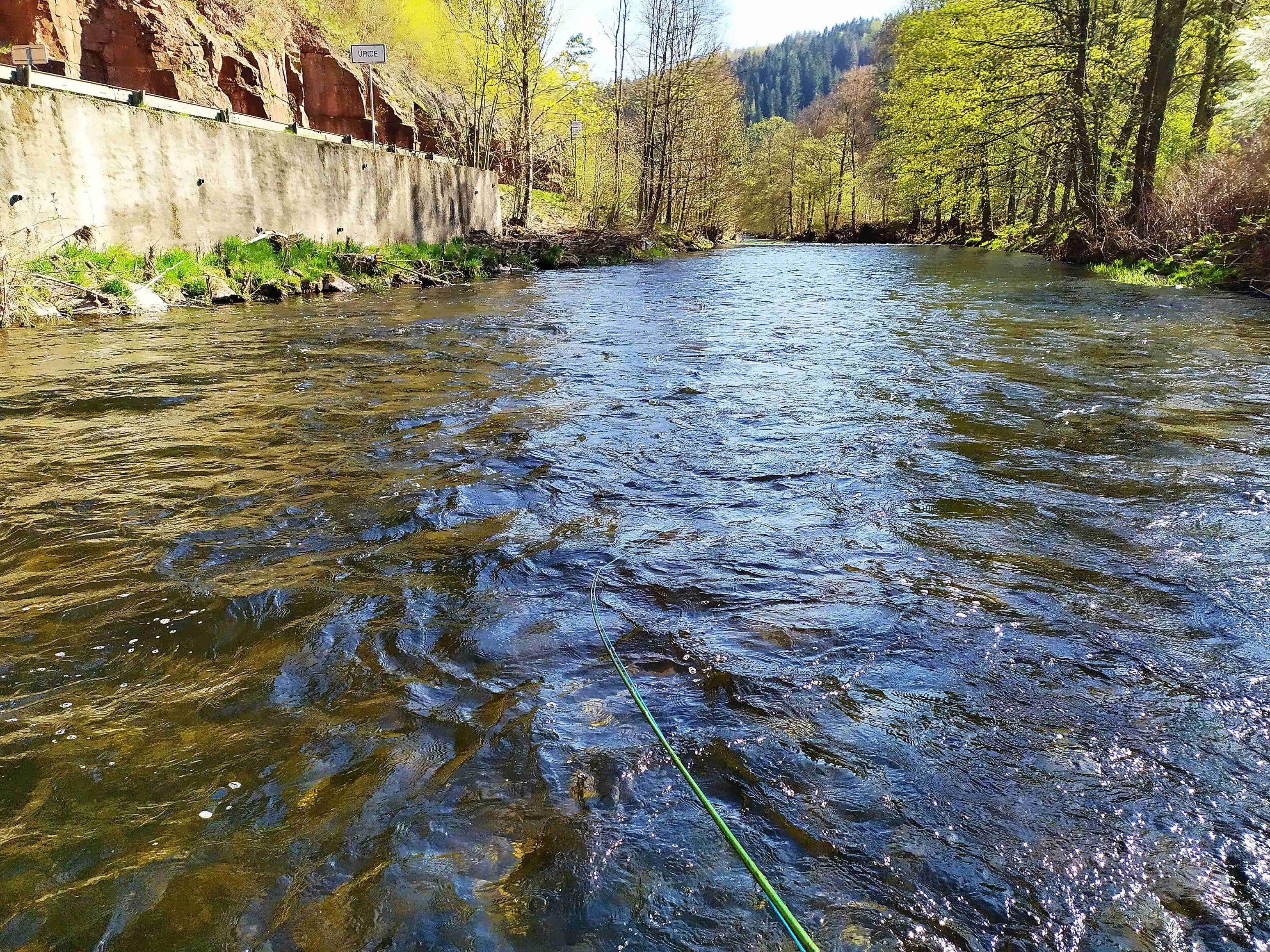 Revír Úpa 4 na hranici katatsru Úpice.