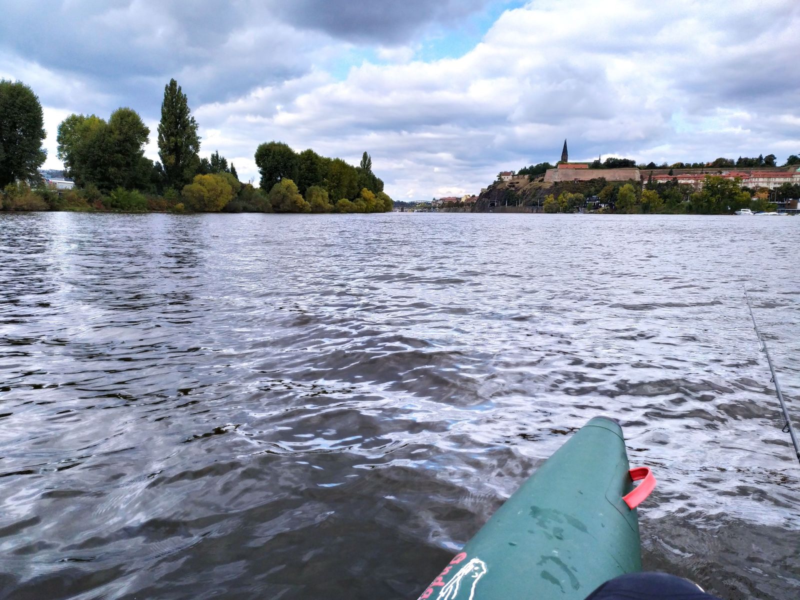 Rybaření pod Vyšehradem