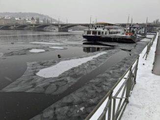 Vltava v zimě