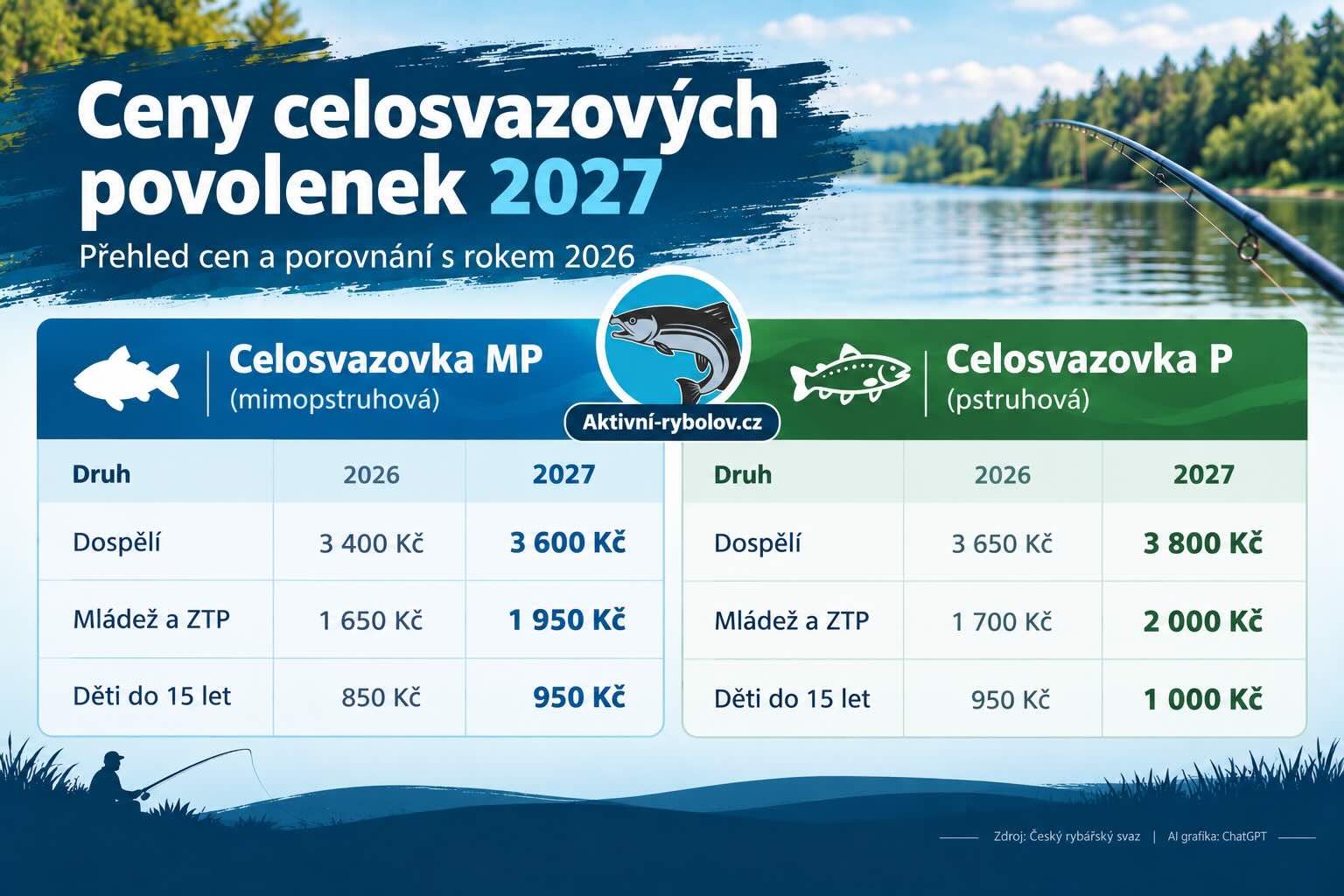 Ceny celosvazové povolenky 2027