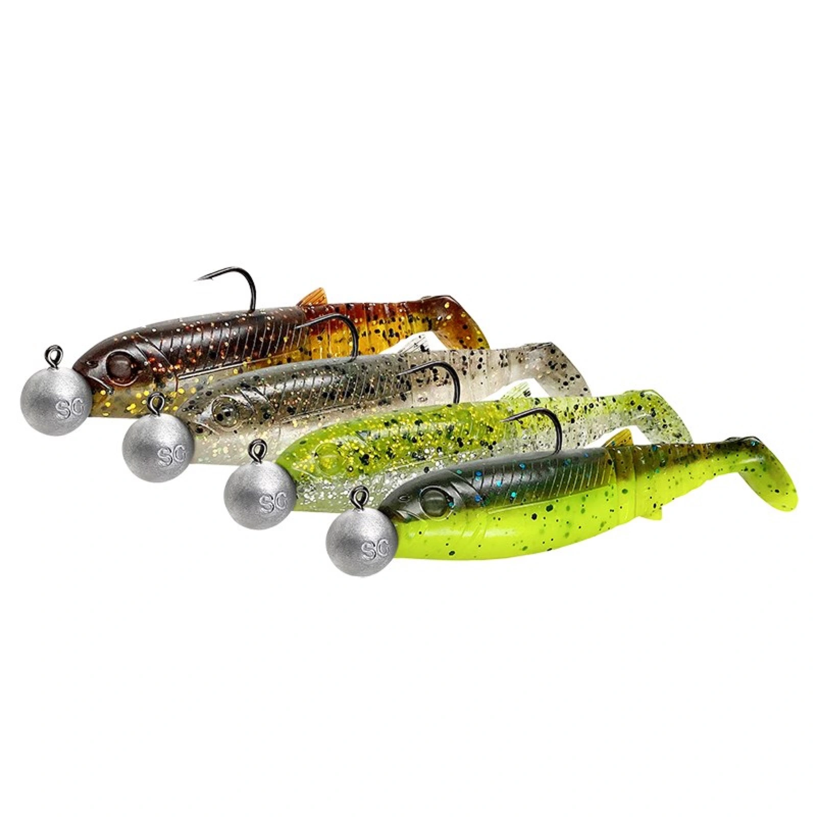 Cannibal Shad Clearwater Mix Set